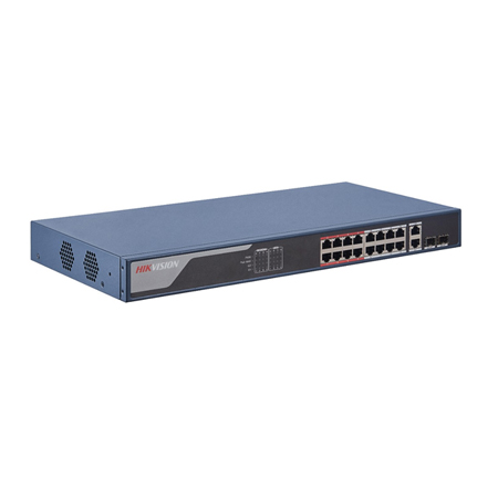 Hikvision 16 Port Gigabit PoE Switch